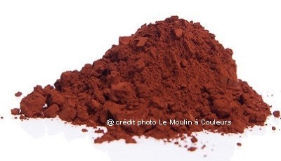 Pigment Terre de Sienne Calcinée - Moulin à Couleurs