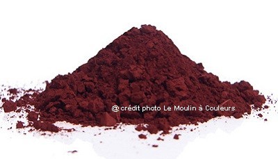 Pigment Oxyde de fer rouge de Madras - Moulin à Couleurs