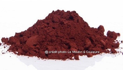 Pigment Oxyde de fer rouge  - Moulin à Couleurs