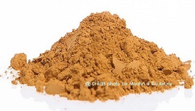 Dark yellow ocher from Puisaye N° 2022