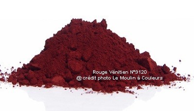 Pigment Oxyde de Fer Rouge Vénitien