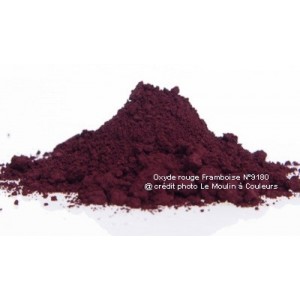 Pigment Oxyde de Fer Rouge Framboise