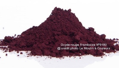 Pigment Oxyde de Fer Rouge Framboise