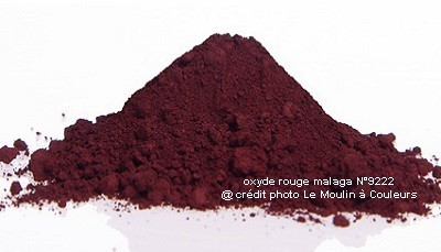 Pigment Oxyde de Fer Rouge Malaga