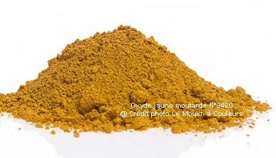 Pigment Oxyde de fer Jaune MOUTARDE