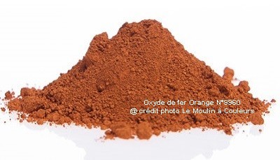 Pigment Oxyde de fer orange 960